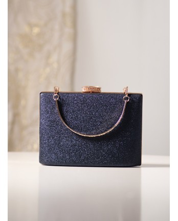 Sac de soirée bleu nuit