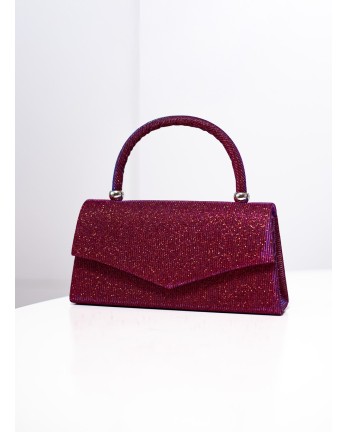 Sac de soirée bordeaux - Rubis Anahita