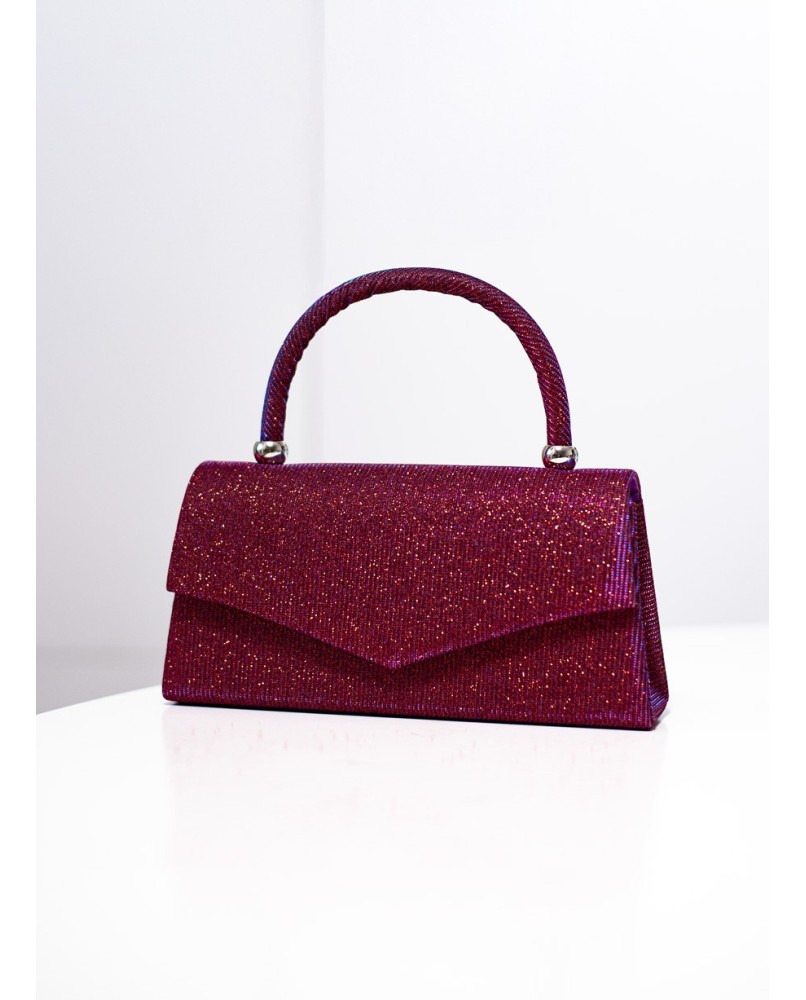 Sac de soirée bordeaux - Rubis Anahita