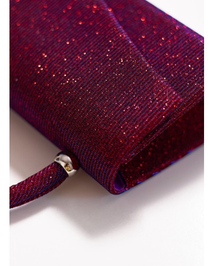 Sac de soirée bordeaux - Rubis Anahita