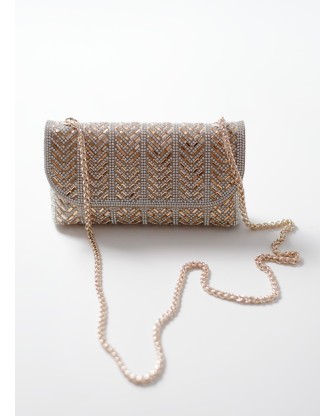 Pochette de soirée or