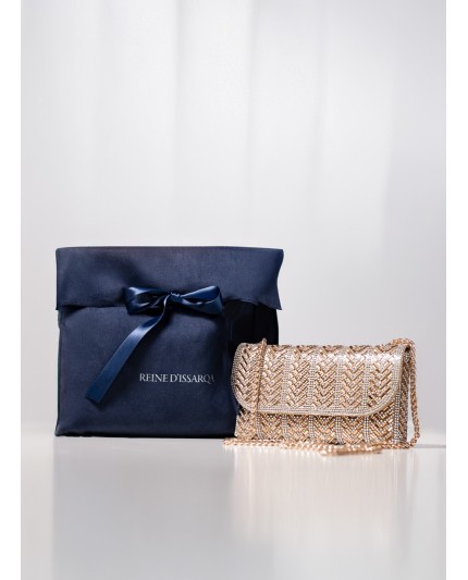 Pochette de soirée or